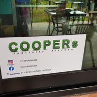 Cafe name at Cooper's Specialty Kitchen in Ao Nang