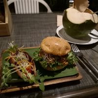BBQ pulled mushroom burger at Cooper's Specialty Kitchen in Ao Nang