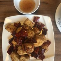 宮保臭豆腐 kung pao stinky toufu  at KiKi Restaurant in Taipei