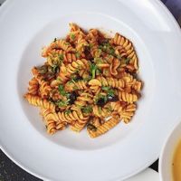 Fusilli at Messié Pizza in Barcelona