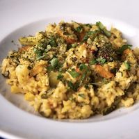 Arroz con verduras  at Messié Pizza in Barcelona