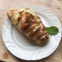 Vegan cheese croissant   at Gartensalon in Munich