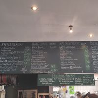Drinks menu at Gartensalon in Munich