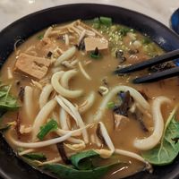 Yasai Kare Ramen. Make sure to ask for NO EGG at Koppu Ramen Izakaya in Lisbon