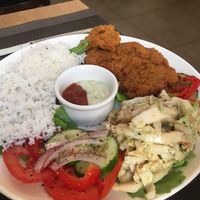 Fried mushroom at Chwast Prast in Torun