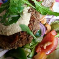 begin salat (vegan) at Pygmalion in Bergen