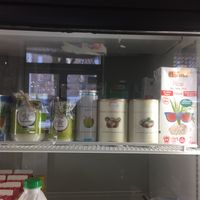 The fridge in the shop at Eco Lavca in Kyiv