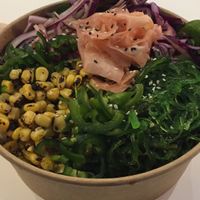 Seaweed, tofu, spinach... mmm at Akaka Poke in Dublin