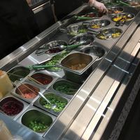 Ingredient bar at Akaka Poke in Dublin
