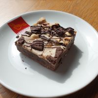 Vegan "brownie" at Insomnia Coffee Company - Macken House in Dublin