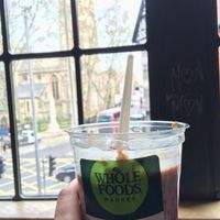 Breakfast with a lovely view! at Whole Foods Market - Kensington High St in West London