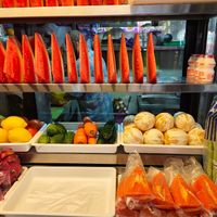 Fresh cut fruits at Soon Heng Fruit Juice in Northeast Singapore