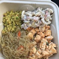 Lunch from the salad bar  at Down to Earth - Store and Deli in Honolulu