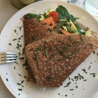 Vegan galette at Maria Limão in Lisbon