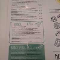 Menu part 2 at Maria Limão in Lisbon