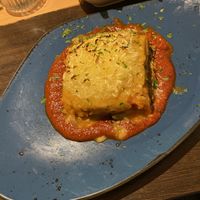 Vegan Lasagne at La Caverna in Dublin