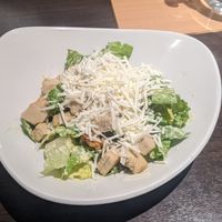 Caesar Salad with Vegan Chicken strips at La Caverna in Dublin