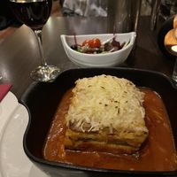 Lasagna  at La Caverna in Dublin