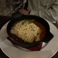 Vegan lasagna  at La Caverna in Dublin