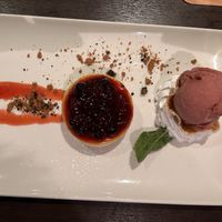 Vegan lemon cheesecake   at La Caverna in Dublin