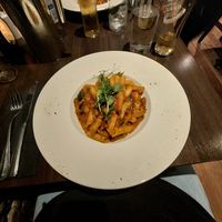 Penne primavera at La Caverna in Dublin