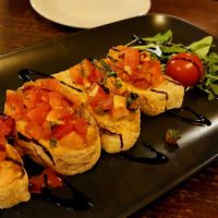 Bruschettas at La Caverna in Dublin