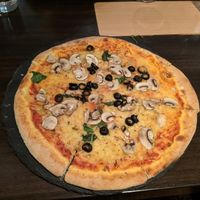 Best vegan pizza I've ever had! at La Caverna in Dublin