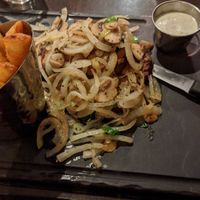 Vegan steak at La Caverna in Dublin