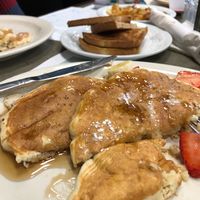 fluffy vegan pancakes at Turning Point in Lawrence Township