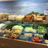 salad bar  at Fondu - 有哆創意蔬食洋食館 in Taipei