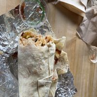 Vegan burrito. Nice and hot.   at The Daily Coffee Bar & Bakery in Bozeman