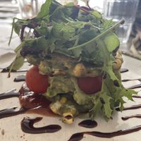 Green fritters   at The Milkman's Daughter in Mermaid Beach