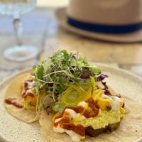 Mango tacos   at The Milkman's Daughter in Mermaid Beach