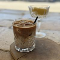 Iced soy latte   at The Milkman's Daughter in Mermaid Beach