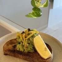 Avo toast, vegan option  at The Milkman's Daughter in Mermaid Beach