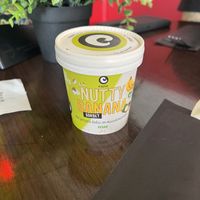 Banana sorbet  at Eazie in Zaandam