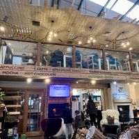 Cafe inside the shop   at Route 7 in Aviemore