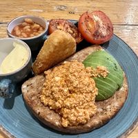 Vegan breakfast feast (bland & basic)   at Route 7 in Aviemore