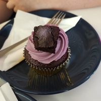 Nutella brownie cupcake at Naked Bakery in Edinburgh