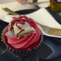 Kinder Bueno cupcake at Naked Bakery in Edinburgh
