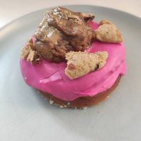 Cookie dough donut at Naked Bakery in Edinburgh