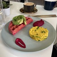 Tofu scramble  at Naked Bakery in Edinburgh