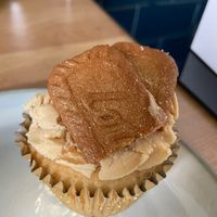 Biscoff cupcake  at Naked Bakery in Edinburgh