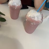 Strawberry milkshakes   at Naked Bakery in Edinburgh