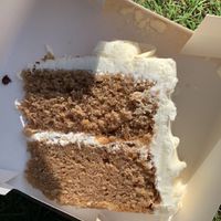 Carrot cake  at Naked Bakery in Edinburgh