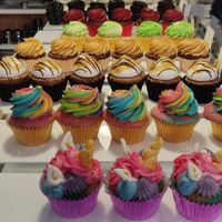 Cup cake at Naked Bakery in Edinburgh