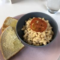Vegan Mac and Cheese at Naked Bakery in Edinburgh