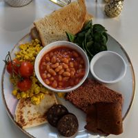 Full Vegan Breakfast at Naked Bakery in Edinburgh