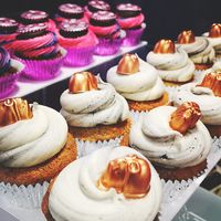 Skull cupcakes at Naked Bakery in Edinburgh