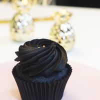 Black velvet cupcake at Naked Bakery in Edinburgh